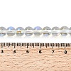 Electroplate Glass Beads Strands EGLA-Q062-8mm-A08-4