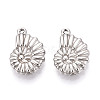 304 Stainless Steel Pendants STAS-T065-35P-1