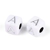 Opaque Acrylic Beads SACR-T035-03A-1