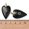 Natural Obsidian Pendants GG-CBA51ED-03G-05-2