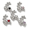 Rack Plating Alloy Rhinestone Pendants PALLOY-F312-19P-1