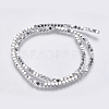 Electroplate Non-magnetic Synthetic Hematite Bead Strands G-K237-08K-1