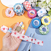 10 Rolls 10 Colors Multifunctional Non Woven Fabric Bandage DIY-HY0003-52-4