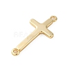 Brass Connector Charms KK-V016-24G-2