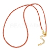 2MM Nylon Braided Cord Necklace Making MAK-A019-02G-21-1