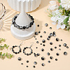 450Pcs 4 Styles Spray Painted Crackle Glass Beads CCG-PA0001-09C-4