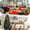 4Pcs Pom Pom Ball with Polyester Cord Hanging Banners AJEW-CP0009-76A-5