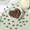 120Pcs Natural Leopard Skin Jasper Beads Strands G-PA0001-22B-3