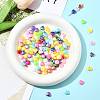 200Pcs 2 Colors ABS Plastic Beads KY-FS0001-42C-8