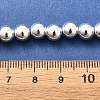 Electroplated Synthetic Magnetic Hematite Beads Strands G-L613-F01-01D-4