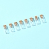 18Pcs Glass Jar Glass Bottle Bead Containers CON-FS0001-16-7