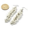 ABS Plastic Imitation Pearl Flower Dangle Earrings EJEW-JE05295-3