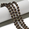 Natural Ice Obsidian Beads Strands G-K387-A09-01-1
