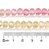 Transparent Painted Glass Beads Strands LS-DGLA-A034-T6mm-A09-3