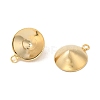 Ion Plating(IP) 304 Stainless Steel Pendant Pointed Back Rhinestone Settings STAS-U025-05B-G-2