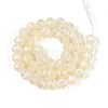 Transparent Crackle Glass Beads Strands GLAA-N053-10mm-10-2
