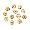 Iron Crystal Rhinestone Spacer Beads RB-A008-8MM-G-2