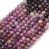 Natural Ruby Beads Strands G-B121-A01-01A-1