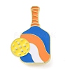 Sports Theme Pickleball Paddle Charms Enamel Pins JEWB-B030-01C-1