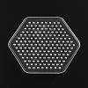 Hexagon ABC Plastic Pegboards used for 5x5mm DIY Fuse Beads DIY-Q009-12-2