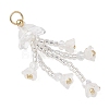 Glass Seed Beaded Pendants PALLOY-MZ01230-4