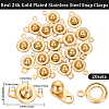 20Pcs 201 Stainless Steel Snap Clasps STAS-BBC0005-88A-2