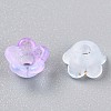 Frosted Transparent Acrylic Beads X-OACR-N137-72K-3