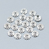 925 Sterling Silver Bead Caps STER-T002-87S-1