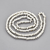 Electroplate Non-magnetic Synthetic Hematite Beads Strands G-T114-32-3