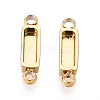 304 Stainless Steel Connector Cabochon Settings STAS-N115-32G-1