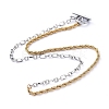 304 Stainless Steel Chain Necklaces NJEW-JN02832-1