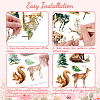 3 Sheets 3 Styles PVC Waterproof Decorative Stickers DIY-WH0404-070-3