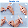 150Pcs 3 Styles PE Makeup Brush Protector Reusable Expandable Mesh Cover MRMJ-FH0001-42A-4