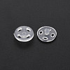 Transparent Resin Snap Fasteners BUTT-N018-008-01-5