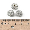 Alloy Rhinestone Beads X-RB-A034-10mm-A01S-4