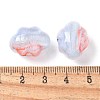 Two Tone Transparent Acrylic Beads OACR-D304-01G-3