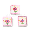 Printed Handmade Porcelain Beads LS-PORC-G016-04A-1