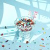375G 15 Style Natural & Synthetic Gemstone Beads G-PH0001-40-3