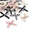 Polyester Bowknot with Lace Sew on Ornament Accessories DIY-C085-07-2