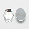 Acrylic Rhinestone Flat Back Cabochons GACR-Q011-13x18-02-2