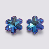 K9 Glass Rhinestone Pendants GLAA-K034-H04-1