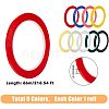 9 Rolls 9 Colors PET Adhesive Tapes DIY-FH0005-01-2