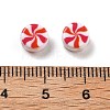 Two Tone Opaque Acrylic Beads X-OACR-D282-04A-3