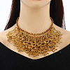 Exaggerated Alloy Multi-Layered Snake Bib Necklaces for Women FS-WGEB7D7-01-1