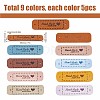 45Pcs 9 Colors PU Leather Label Tags DIY-GF0008-52-2