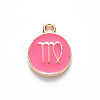 Alloy Enamel Pendants X-ENAM-S124-01A-03B-2