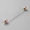 Alloy Bar Beadable Keychain for Jewelry Making DIY Crafts KEYC-WH0046-03KCG-2
