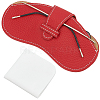 1Pc Cowhide Eyeglass Cases ABAG-CN0001-58E-1