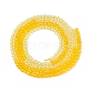 Transparent Glass Beads Strands GLAA-N074-01A-03-3