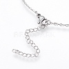 304 Stainless Steel Pendant Necklaces NJEW-L151-10-4